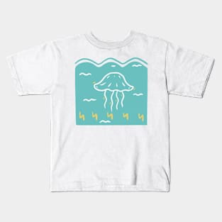 Electricity jellyfish Kids T-Shirt